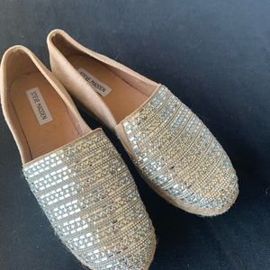 Steve Madden bling espadrilles